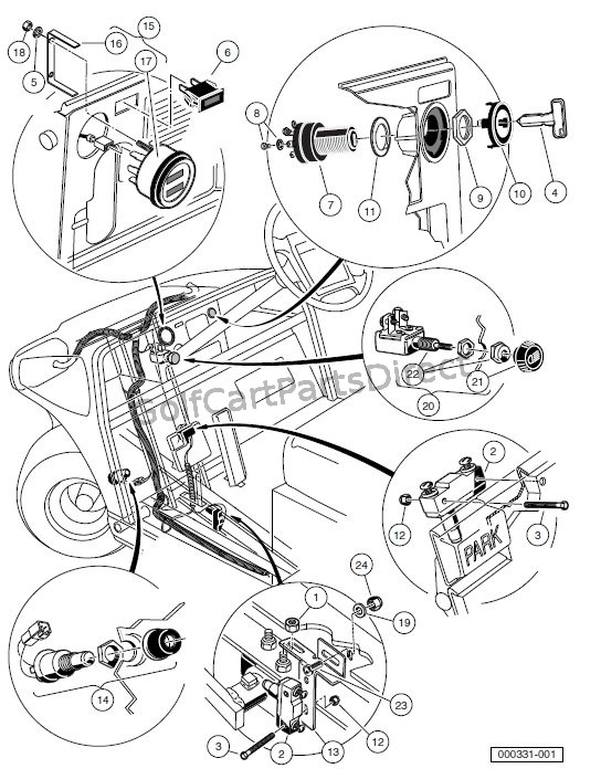 club car ds wiring diagram ignition  | 580 x 739