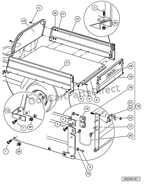 CARGO BOX (STEEL) - GolfCartPartsDirect CARGO BOX (STEEL) - GolfCartPartsDirect