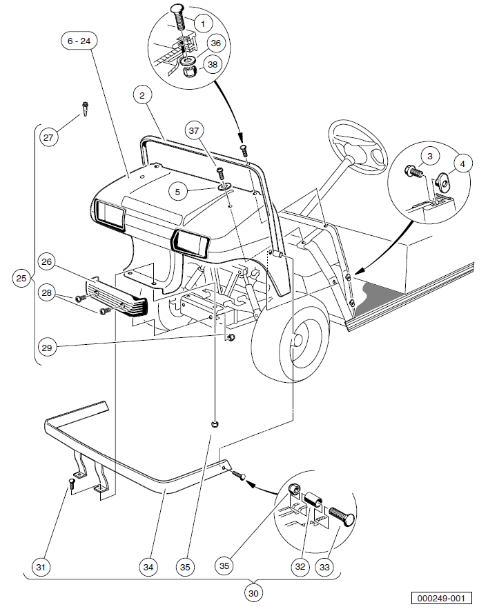 Front Body and Trim – Turf 1 