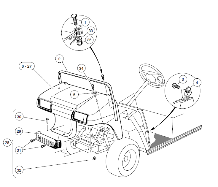 Front Body and Trim – Carryall 1 