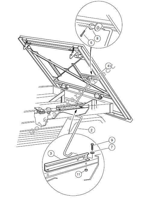 Prop Rod – Turf/Carryall 2, 252, and Carryall 2 Plus 