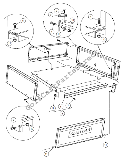 Cargo Box Mounting – Turf/Carryall 1 
