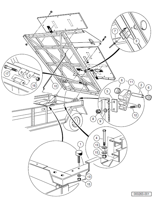Flat Bed Mounting – Turf/Carryall 6 