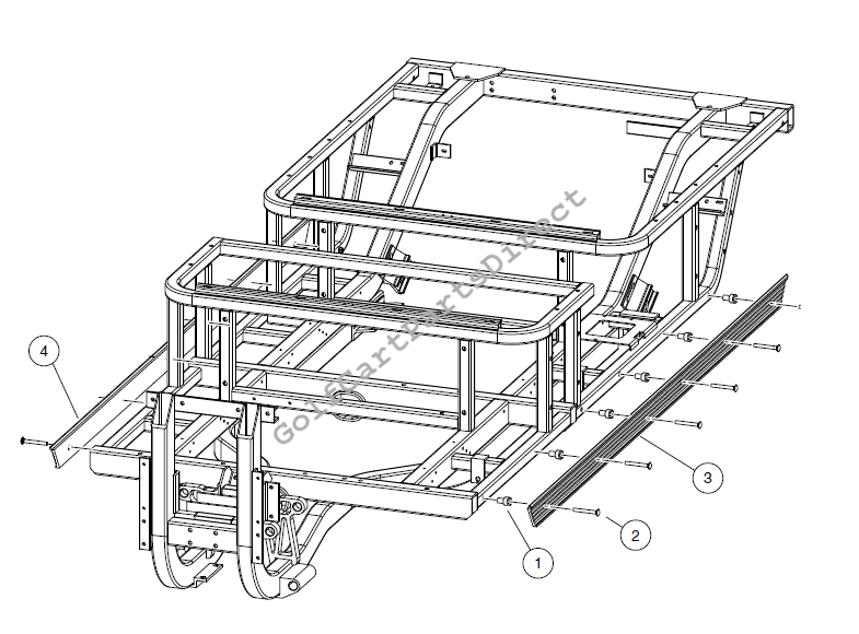 Side Stringers - 4 Passenger