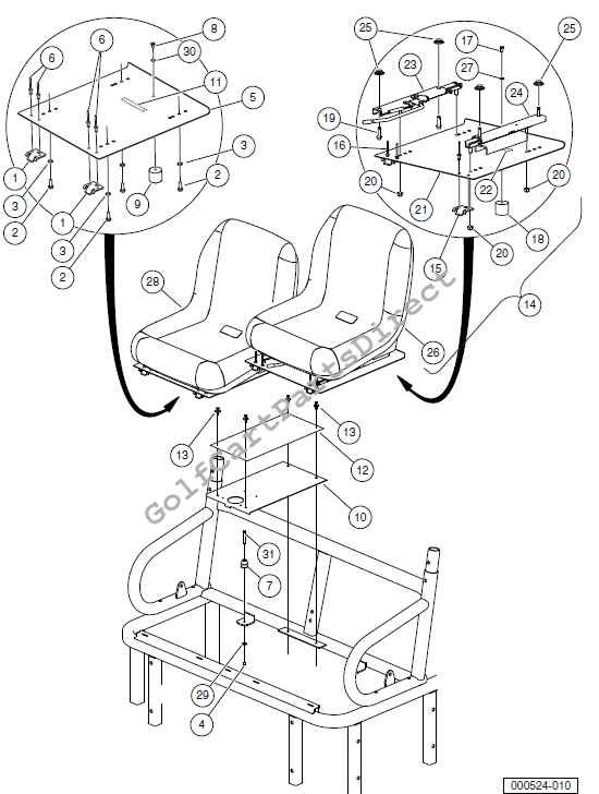 Bucket Seats - Black 