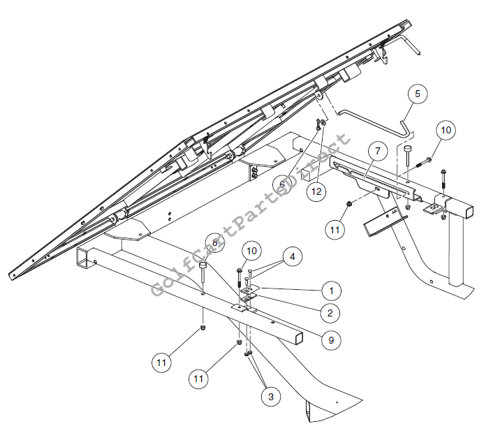 Latch Plates and Prop Rod