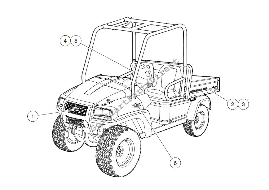 Badging Decals – Carryall 2-Passenger