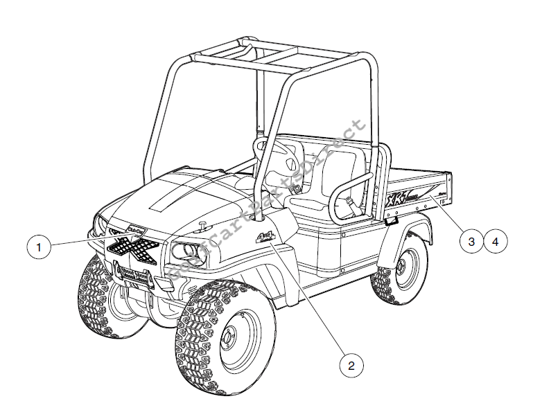 Badging Decals – XRT 2-Passenger
