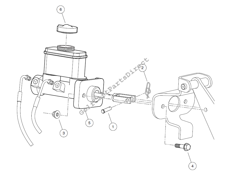 Master Cylinder with Integral Reservoir