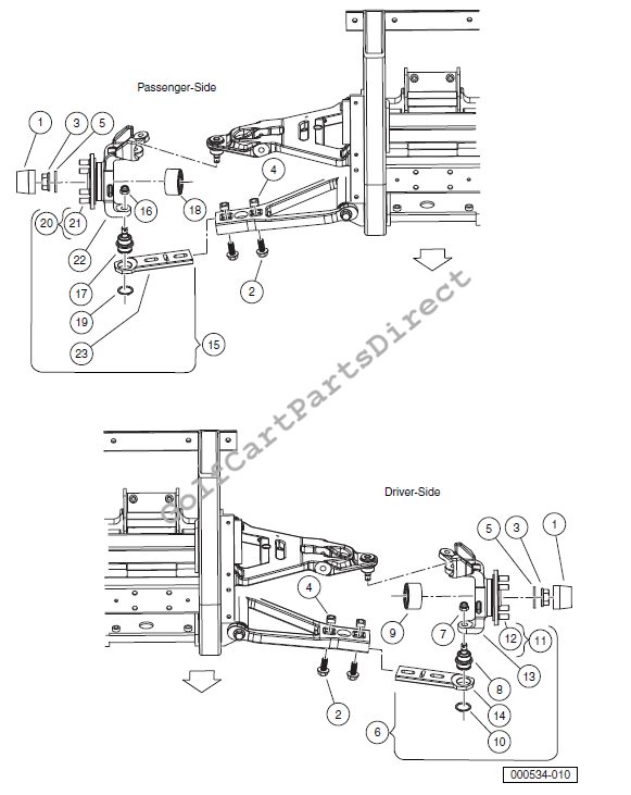 Shock Absorbers – 800 lb. Capacity