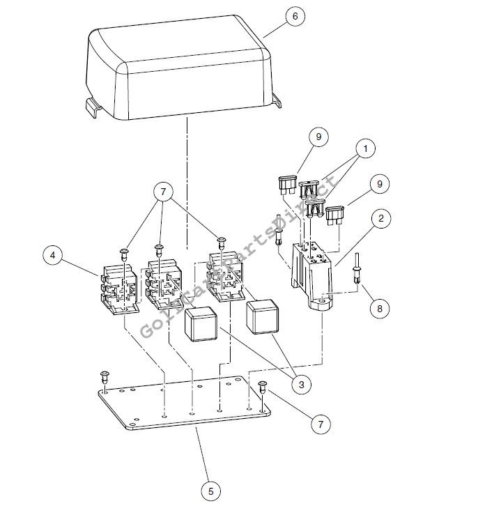 Electrical Component Box, Gasoline Vehicle
