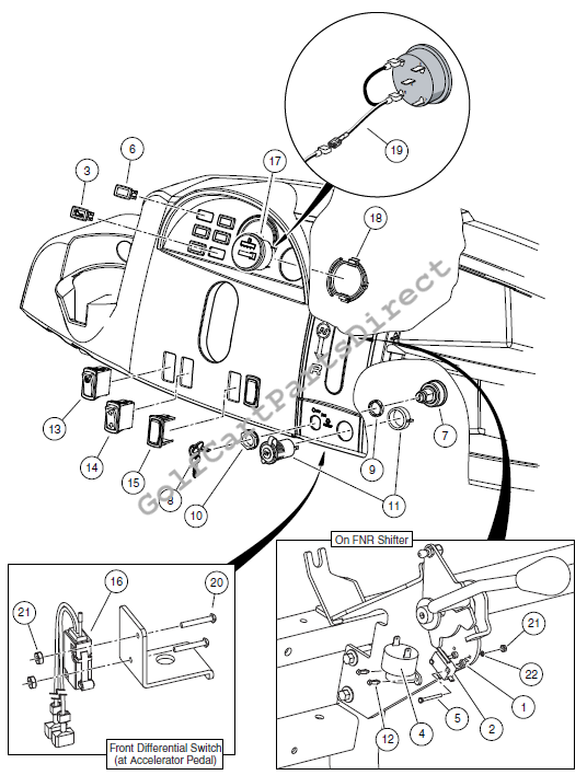 Electrical Components, Front Body – Gas Vehicle