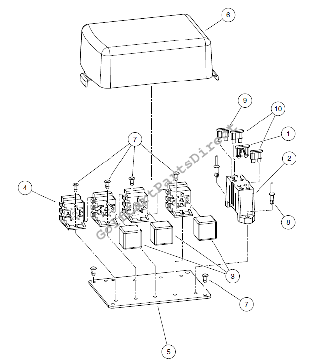 Electrical Component Box, Diesel Vehicle