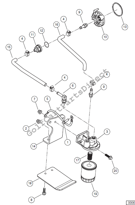Oil Filter Adapter – Kawasaki FH680