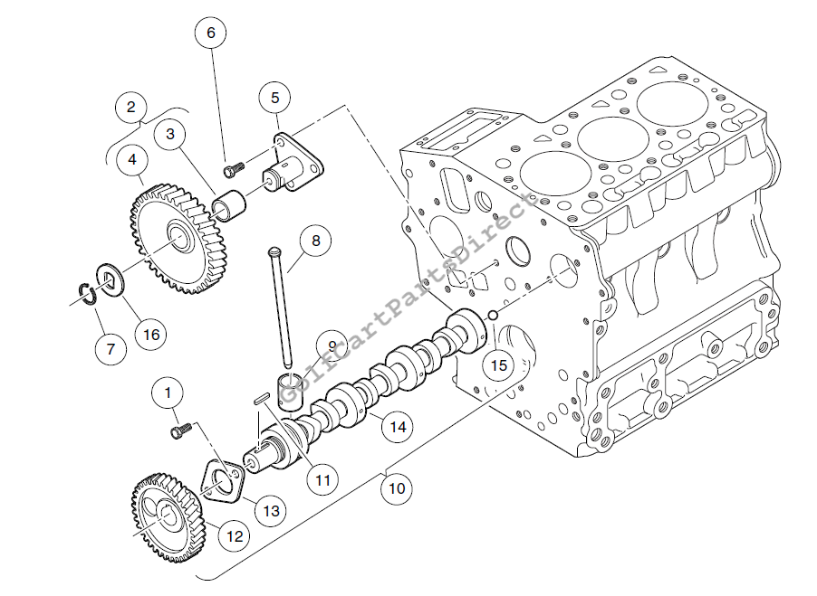 Camshaft and Idle Gear