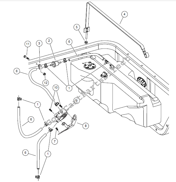 Fuel Pump, Filter and Hose – Kawasaki FH680