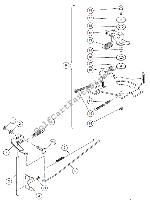Governor Arm and Springs – Kawasaki FH680