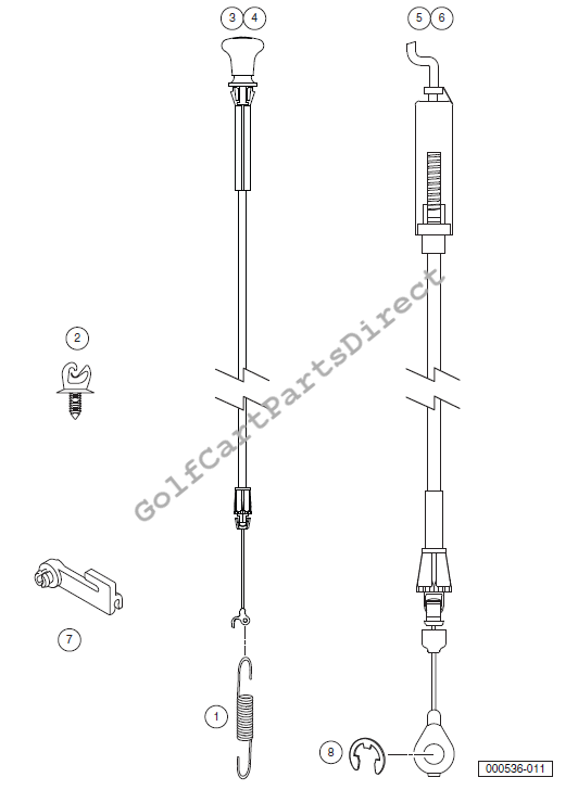 Accelerator and Choke Cables – Kawasaki FH680