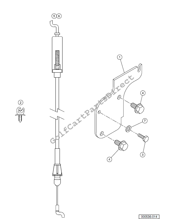Accelerator Cable – Diesel Vehicle