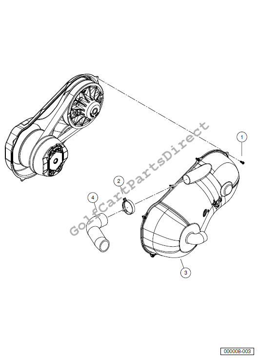 Clutch Cover (Non-Sealed)