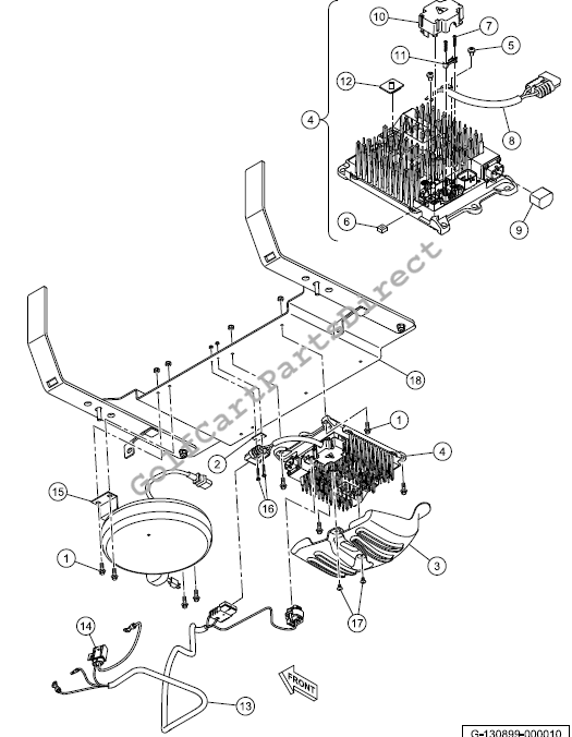 Battery Charger, Trojan High-Frequency - Onboard (Fold-Down Rear Facing Seat)