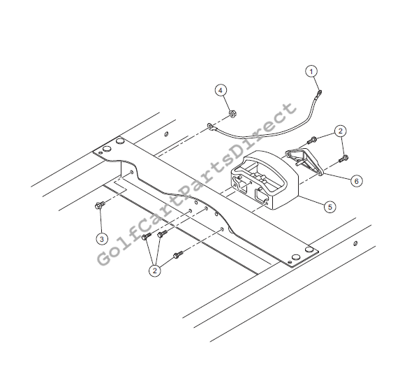 Engine - Snubber Housing and Ground Wire