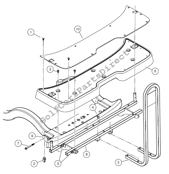 Rear Footdeck Assembly
