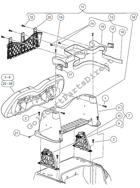 Seat Back, Backrest, and Structural Accessory Module (SAM)