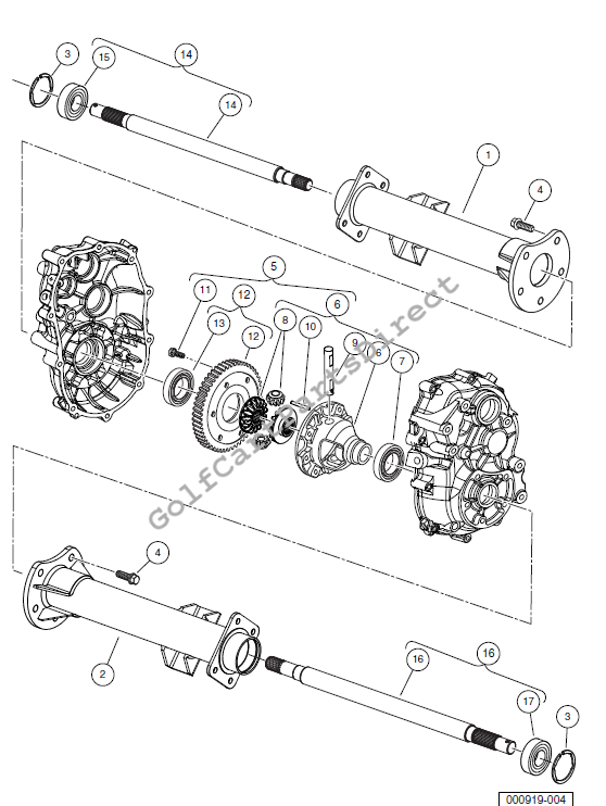 Transaxle (ED65), Open - Page 3 of 3