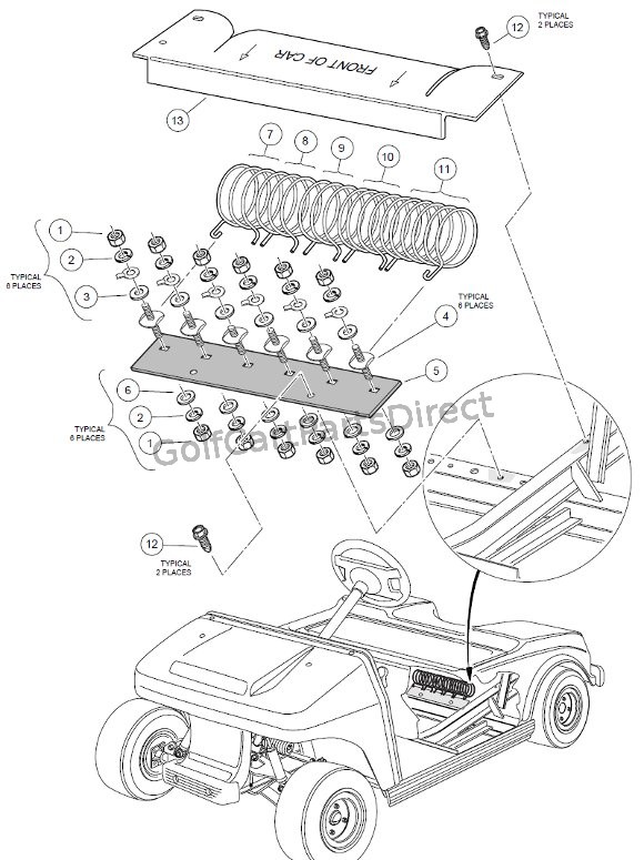 Resistor & Board Assembly - 36V - Club Car parts & accessories