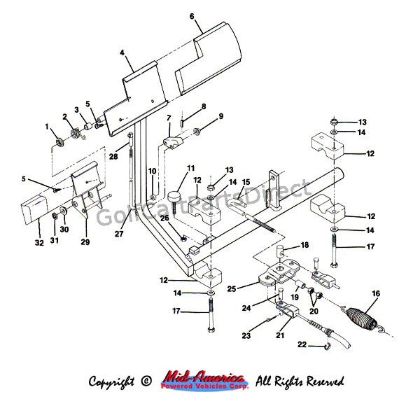 Brake Pedal and Assy. - Club Car parts & accessories melex electric golf cart wiring diagram 