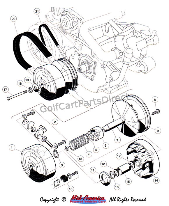 club car golf buggy parts