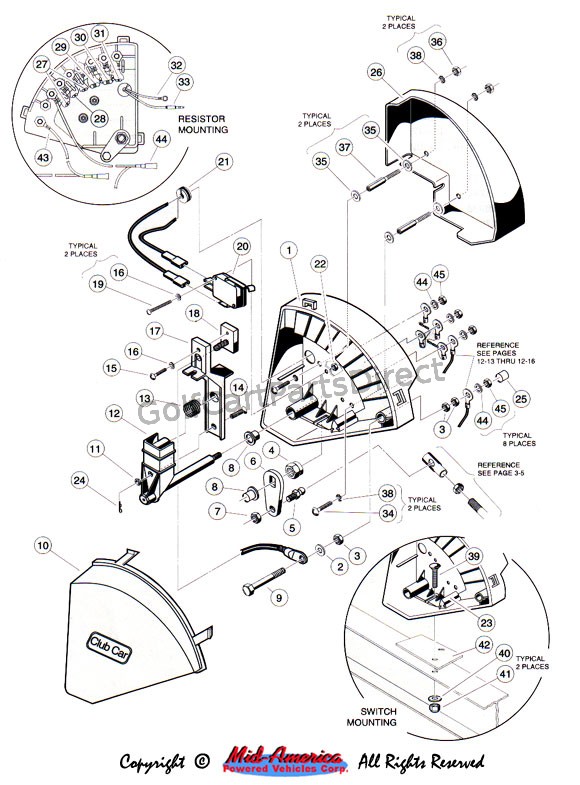 36 volt club car wiring diagram golf cart  | 568 x 279