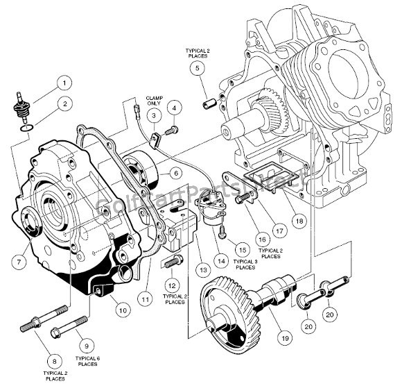 1997 Club Car Gas DS or Electric - Club Car parts & accessories