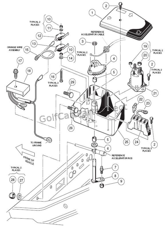 Gasoline Engine Club Car Wiring Diagram Gas from golfcartpartsdirect.com