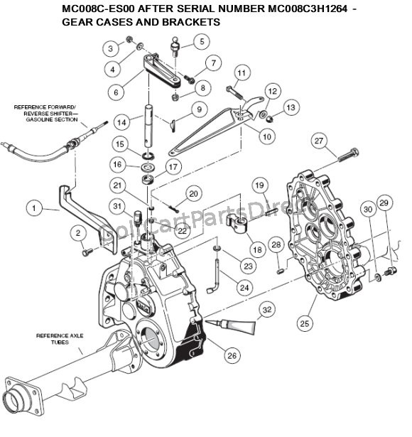 2000-2005 Club Car DS Gas or Electric - Club Car parts & accessories