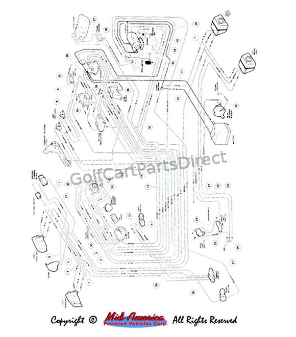 Wiring, Gas Carryall VI - GolfCartPartsDirect