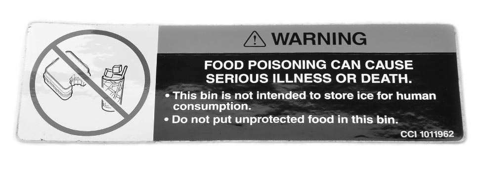 DECAL- REFRESHMENT CENTER     