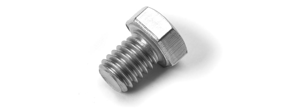 SCREW- 3/8-16 X .50 SS HEX HD 
