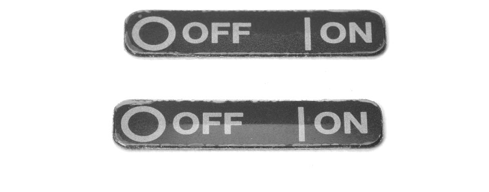 DECAL- IGNITION - STD         