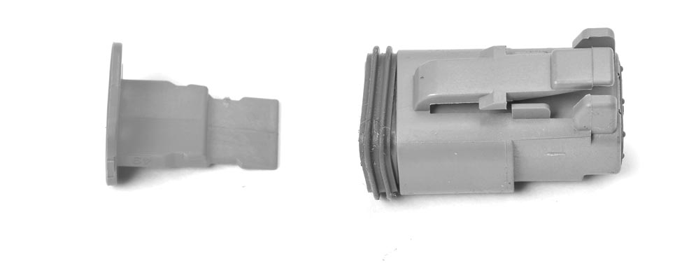 KIT- 2-PIN PLUG & WEDGE LOCK  