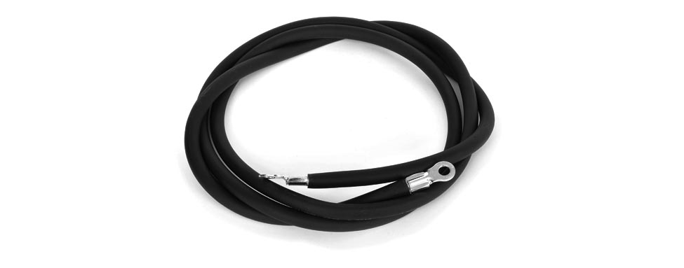 WIRE ASSY, #4 BLACK, 81 IN