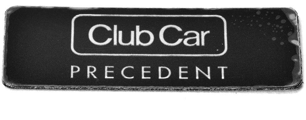 DECAL- CLUB CAR CLIP          