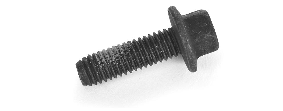 Bolt-m6x1.0x20 Hex Flhd Blk-l