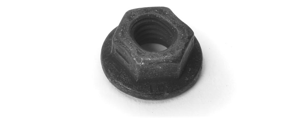 Nut-m6x1.0 Fl Mtl Lock,blk