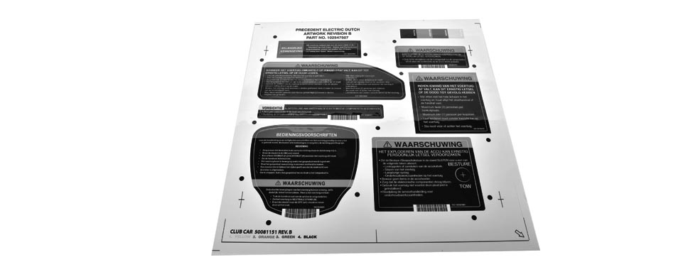 KIT, DECAL, PREC ELEC - SPA