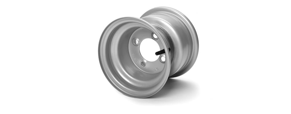 Wheel Rim, 8"x7", Silver, Std