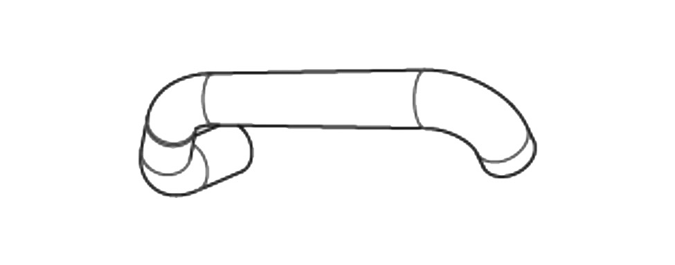 HOSE, AIR INTAKE, UTILITY