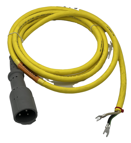 Cord, DC, Yellow, 9ft (2.74 m)
