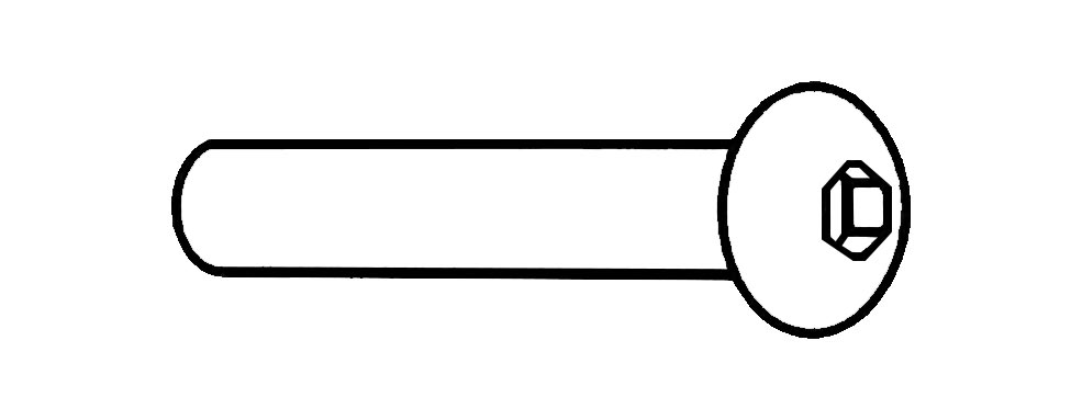 BOLT, 10-24 X 1.25"", BUT HEAD